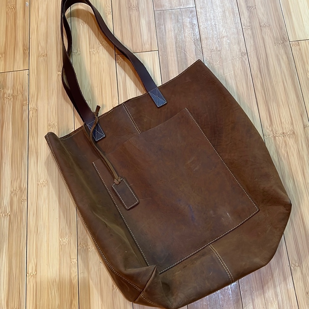 Leather Tote!